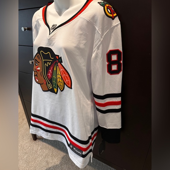 NWT Fanatics Women's Patrick Kane Chicago Blackhawks Breakaway White Jersey, L - Picture 6 of 13